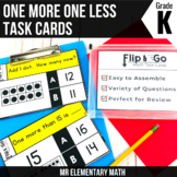One More One Less Task Cards Kindergarten Math Centers