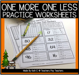 One More One Less Ten More Ten Less Worksheets