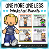 One More One Less Worksheets Bundle - Numbers 1 to 20