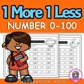 Preview of One More One Less Worksheets | Numbers 0 to 100 | Worksheet Printables Math