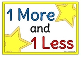 One More and One Less Activity Poster Set | Math Centers