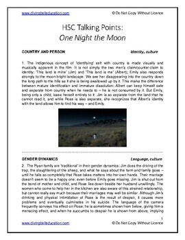 one night the moon essay questions