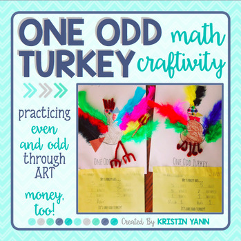 Preview of Thanksgiving Math Craft: Even and Odd