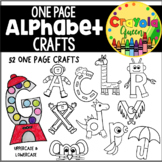 One-Page Alphabet Crafts