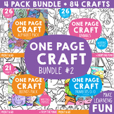 One Page Craft Bundle 2 - Alphabet, Blends, Numbers, Animals