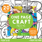 Fall Craft Activities and Fine Motor Pack