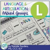 One Page Language and Articulation - for L