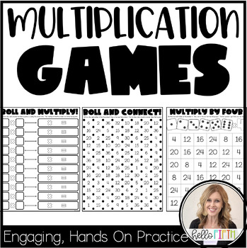 Preview of One Page Multiplication Games