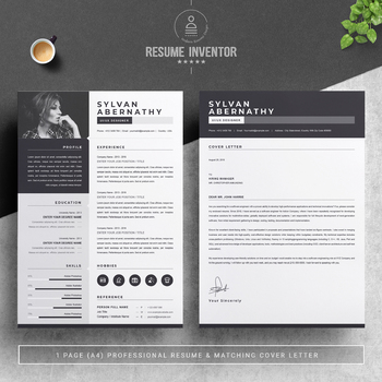 One Page Resume Cv Template Ui Ux Designer By Resumeinventor