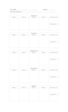 One-Page Weekly Lesson Plan Template (Vertical)