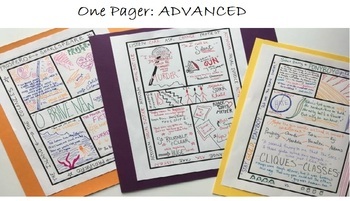 Preview of One Pager: Advanced!