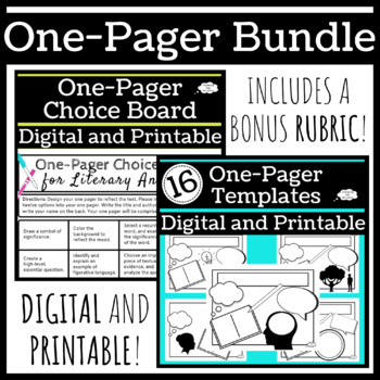 Preview of One Pager Bundle
