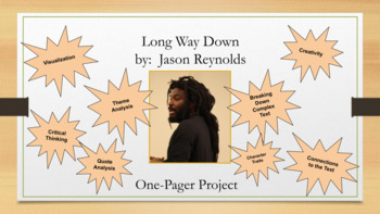 Preview of One-Pager Project Long Way Down by: Jason Reynolds