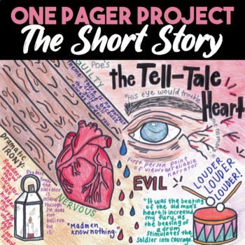 Preview of One Pager Reading Comprehension | One-Pager Project Short Story