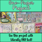 One-Pager Text Analysis Project with Rubric - Creative Lit