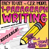 One-Paragraph CER Writing Organizer with Prompt Analysis &