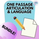 One Passage Articulation & Language Bundle