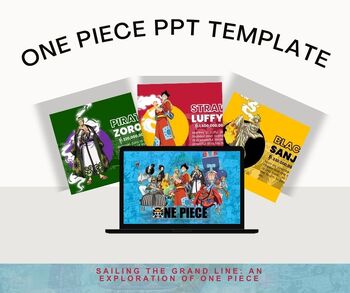 Preview of One Piece Characters PowerPoint Template: Explore the Legends