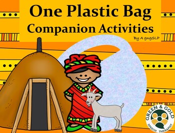 Preview of One Plastic Bag:  Companion Activities for Speech & Language