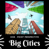One-Point Perspective Big Cities (Art Project and Presentation)