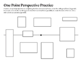 One Point Perspective Drawing Worksheet