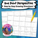 One Point Perspective: Step by Step Drawing Directions
