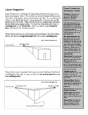 One-Point and Two-Point Perspective Worksheet Packet