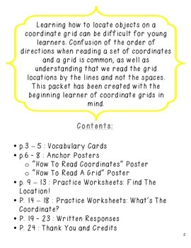 One Quadrant Coordinate Grid by Miss Markley's Market | TpT