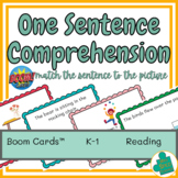 One Sentence Reading Comprehension | Match the Picture | B