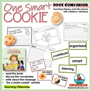 Preview of One Smart Cookie | Book Companion | 2nd Grade ELA | Teach Citizenship