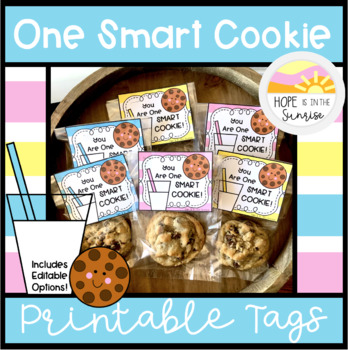 Preview of One Smart Cookie (Printable Tags)