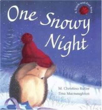 Preview of One Snowy Night FOR GOOGLE CLASSROOM & SEESAW!
