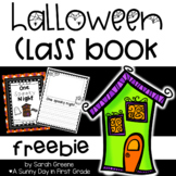 Halloween Class Book Freebie