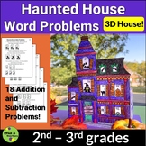 One Step Addition and Subtraction Word Problems Halloween 
