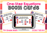 One Step Equation Boom Cards-Digital Task Cards