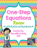 One Step Equations with Rational Numbers Review