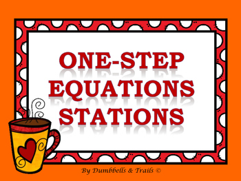 Preview of One-Step Equation Stations (Inverse Operations)