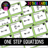 One Step Equation Task Cards + Google Slides™ - 6th Grade Math