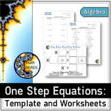One Step Equation Template