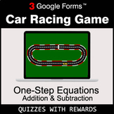 One-Step Equations - Addition & Subtraction | Car Racing G