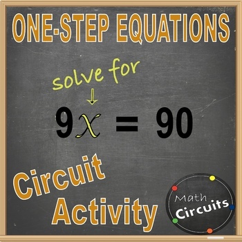 Preview of One-Step Equations Circuit Activity
