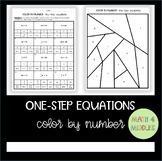 One-Step Equations: Color by Number