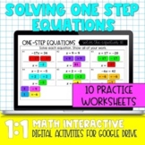 One Step Equations Digital Practice Activity