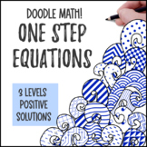 One Step Equations Doodle & Color by Number