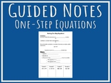 One-Step Equations (Guided Notes)