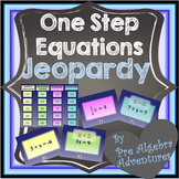 Solving One Step Equations Jeopardy Game - Fun One Step Eq