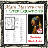 One Step Equations - Math Masterworks Coloring