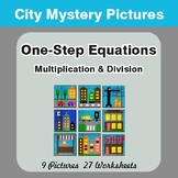 One Step Equations: Multiplication & Division - Color-By-N