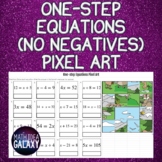 One-Step Equations (No Negatives) Pixel Art Activity
