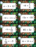 One Step Equations Task Cards - St. Patrick's Day